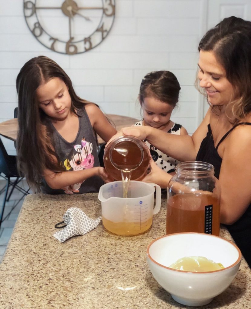 Kids and kombucha